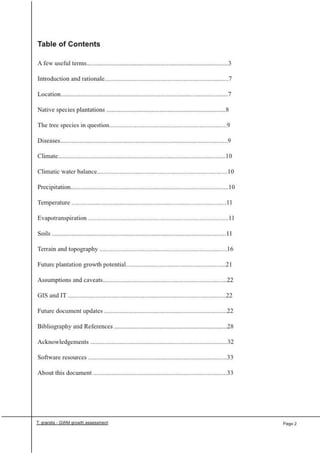 Greenwood Management Technical Forestry Report Teak 